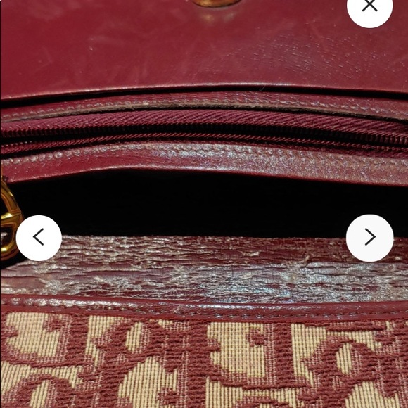 Christian Dior Bordeaux (red)vintage trotterwallet - Picture 11 of 13